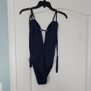 Navy Blue Kids One Piece Swimsuit